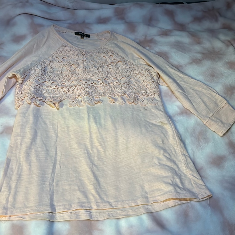 pink rolypoly blouse size s